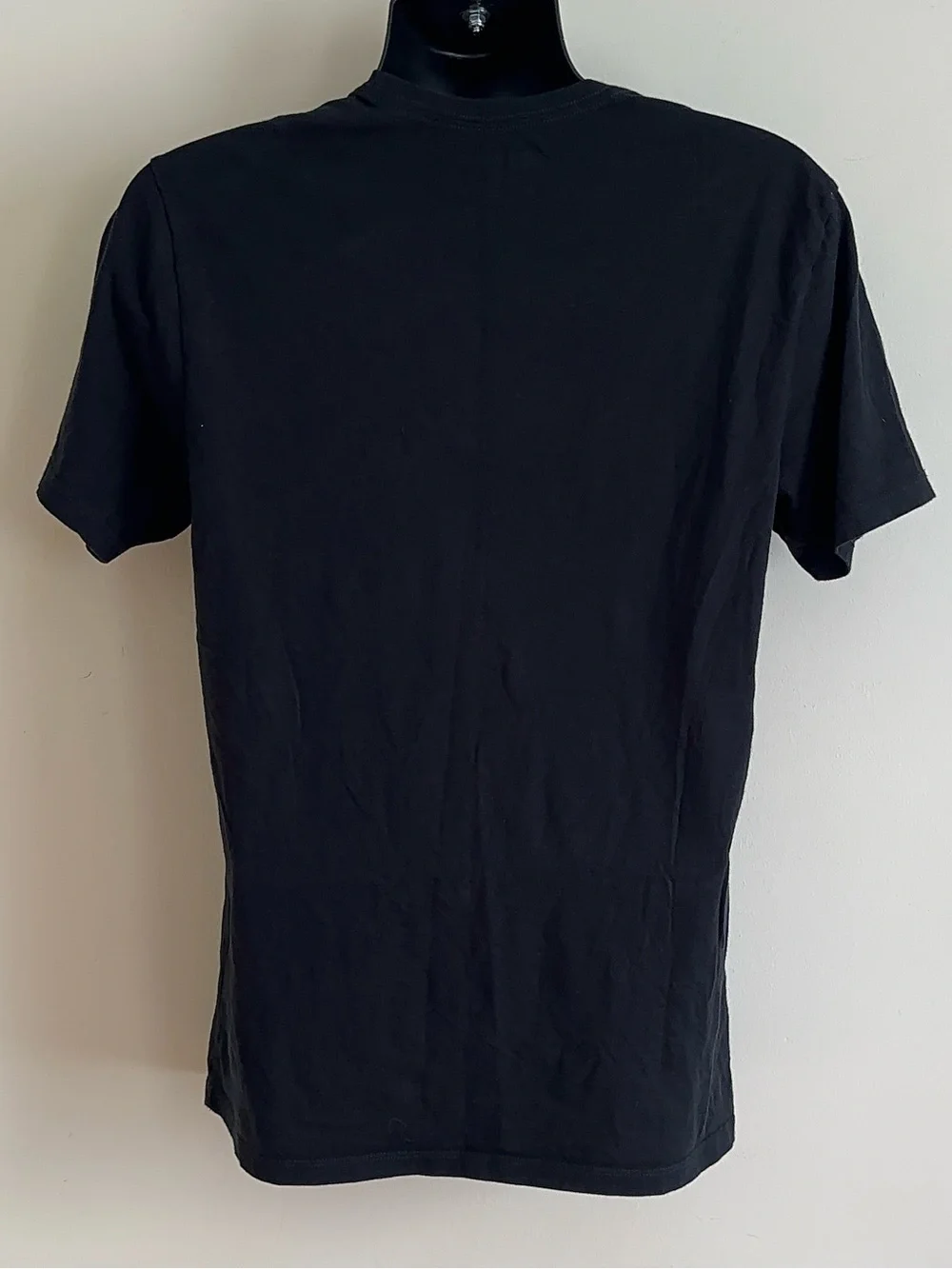 True Religion Black Graphic Logo T-Shirt Orange Horseshoe Men’s Size M